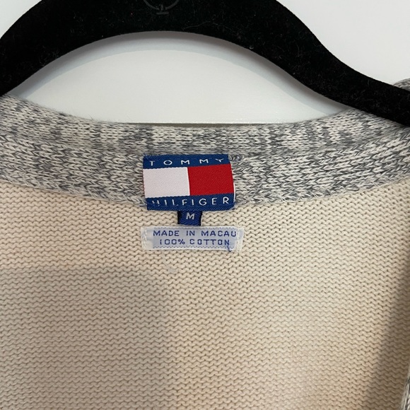 Vintage Tommy Hilfiger Cream Cardigan - Picture 2 of 4
